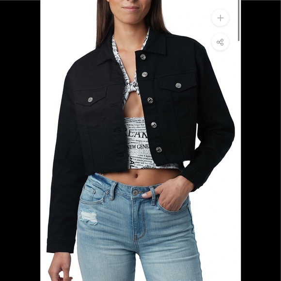 john galt black denim jacket